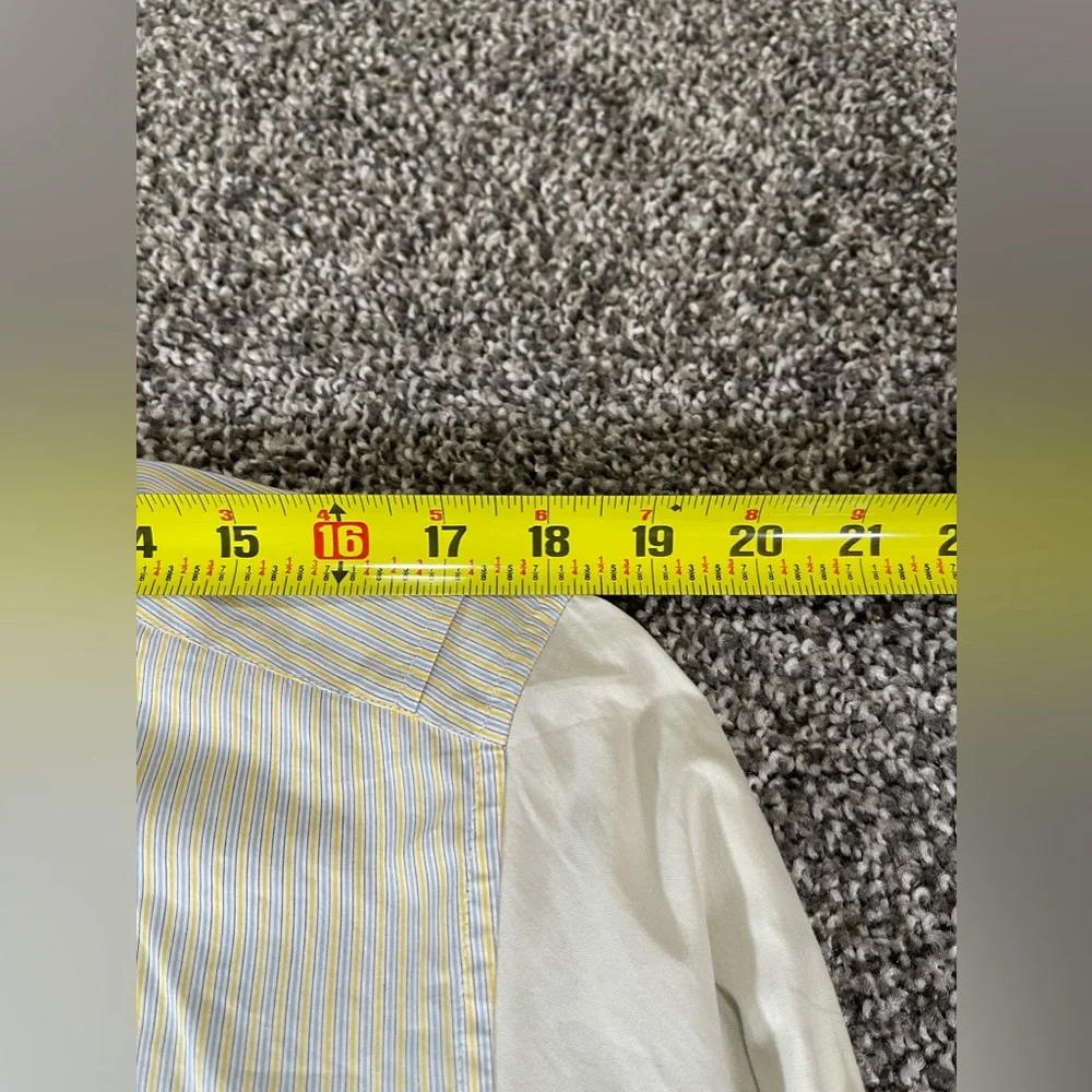 Miu Miu Mens Size Medium 42/16.5 Button Up Shirt Round Collar Cotton Cupro Blend - Picture 12 of 14